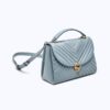 Chanel Navy 10" Lambskin Flap Bag - Image 3