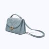 Chanel Navy 10" Lambskin Flap Bag - Image 2